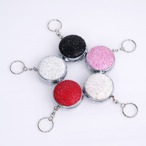 2025ใหม่เคสยาสูบที่แกะสลักด้วยเพชรพร้อมกระจกในตัว4.7*1.9ซม. เคสพวงกุญแจโลหะแบบพกพาเคสบุหรี่ - Product Image 1