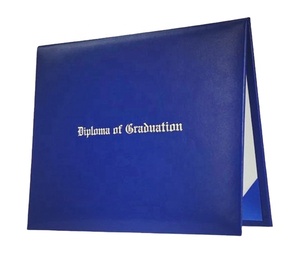 Produttori all'ingrosso a buon mercato 12 colori Leathette copertura del Diploma per il <span class=keywords><strong>certificato</strong></span> 8.5 ''* 11'' - Product Image 1