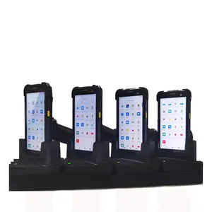 Mobile industrielle pda Code Bar Scanner Daten endgerät mit Rfid Reader Biometrischer Finger abdruck Telefon Smart Card Barcode Pda