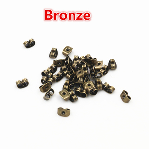 200pcs <strong>Earring</strong> Post <strong>Backs</strong> Stopper Scrolls Ear Post <strong>Butterfly</strong> <strong>for</strong> Jewelry Making DIY Blocked Caps <strong>Earring</strong> <strong>Backs</strong> Stoppers - Product Image 5