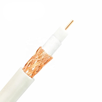 Câble TV Antenne RG6 RG59 RG58 RG402 Double Blindage Quad Blindage Câble Coaxial Audio Vidéo Numérique pour Télévision