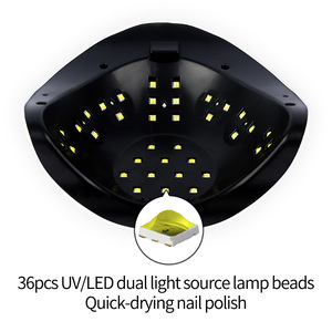 All-in-One Hochleistungs-UV-LED-Nagellampe 168W Schnelle Aushärtung für Builder <span class=keywords><strong>Gel</strong></span> Katzenauge-Politur Digitale Anzeige Einfache Pflege - Product Image 4