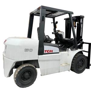 Vente flash Chariot élévateur diesel d'occasion TCM 5T avec moteur diesel, hauteur de levage de 3 à 6 m, prix bas - Product Image 1