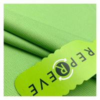 Oeil d'oiseau écologique 100% polyester recyclé tricoté sur mesure tissu de sport à mailles vertes pour vêtements de sport