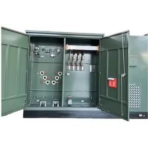 1250 kva ANSI Pad montato trasformatore 13.8kV-400/230V 60Hz con loop di alimentazione