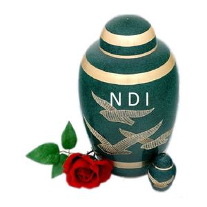 Urnes de crémation de cendres commémoratives décoratives artisanales fournitures funéraires fournitures d'urnes de crémation par l'Inde - Product Image 1