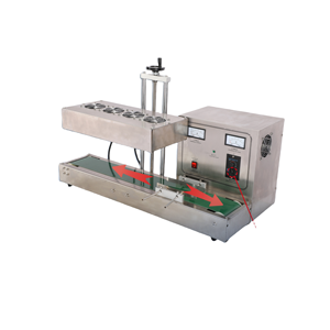 Máquina Selladora Automática de Tapas de Botellas de Plástico para Productos de Cuidado de la Piel, Sellado Continuo de Sobremesa por Inducción Electromagnética - Product Image 2