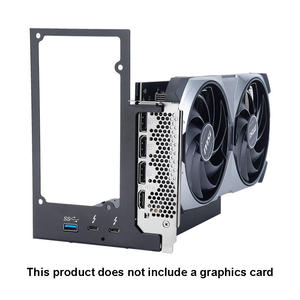 Station d'accueil GPU externe portable pour ordinateur portable, <span class=keywords><strong>Thunderbolt</strong></span> 3/<span class=keywords><strong>4</strong></span>, en aluminium, en stock - Product Image 1