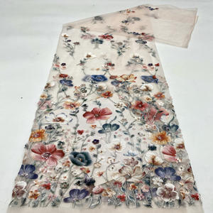 Vestido de Moda para Mujer con Bordado Estampado + Cuentas + Lentejuelas, Tela de Moda con Encaje - Product Image 1