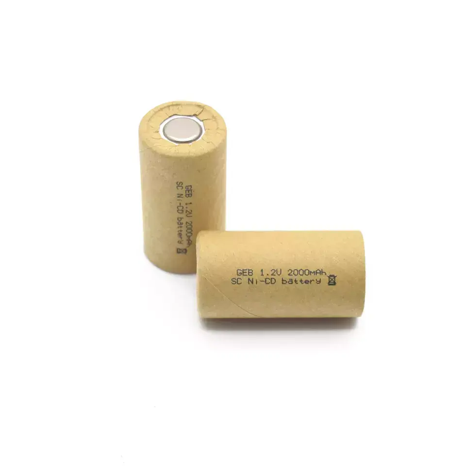 GEB גבוהה כוח Ni-CD Ni-MH SC 1.2v 2000mah 3000mah 3300mah נטענת סוללה עבור כוח כלים