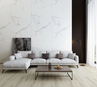 Vente directe d'usine, prix bas, panneaux muraux en PVC à grain de bois décoratifs pour l'intérieur, panneaux de plafond en PVC