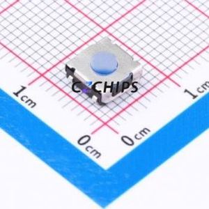 TP11122631 Tactile Switch SMD,6.2x6.2mm Switch Single Pole Single Throw Round Button 2.6N Vertical Mount - Product Image 1