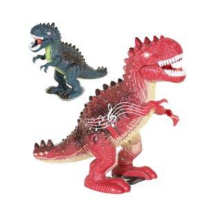 Jouets de dinosaures marcheurs électriques en plastique pour enfants avec lumière et son - Product Image 1