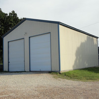 Pliant Portatif extérieur Mobile Voiture Parking Hangar Préfabriqué En Métal Garage Kits
