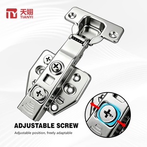Charnière de meuble de cuisine TIANYI 3D réglable en acier inoxydable à fermeture amortie hydraulique 105 degrés résistante à la rouille - Product Image 2