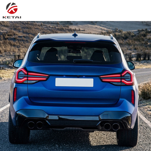 Kit carrosserie style X3M pour BMW <span class=keywords><strong>X3</strong></span> G01 LCI <span class=keywords><strong>2021</strong></span>+ – Pare-chocs avant, diffuseur arrière, jupes latérales – Ajustement direct, ABS noir brillant - Product Image 4
