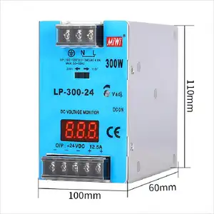 MiWi LP-300-12 Wholesale Ac To Dc Led Display Power Supply12V 23A 300W Switching Power Supply 12vc