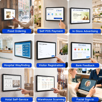 ELC POS1095T Tablet PC de 11 Pulgadas para Montaje en Pared, Android 16, 4+64GB, Incluye Caja 86, Pantalla Táctil de 10 Puntos y 280nits, Señalización para Negocios