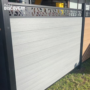 Panneau de clôture composite en bois-plastique WPC <span class=keywords><strong>pour</strong></span> la sécurité extérieure, idéal <span class=keywords><strong>pour</strong></span> les jardins, fermes et la protection des frontières – Vente en gros - Product Image 2