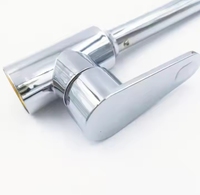 Robinet de cuisine moderne en acier inoxydable, mitigeur eau chaude et froide, avec cartouche céramique, monocommande, col de cygne haute, à poser sur plan