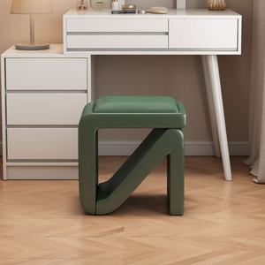 Fauteuil simple moderne en PU de style nordique pour salon, chambre, appartement, bureau à domicile - Product Image 3