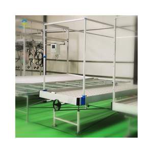 ม้านั่งกลิ้งไฮโดรโปนิกส์พร้อมเสาแนวตั้งและแท่นสำหรับปลูกโต๊ะสำหรับเรือนเพาะชำหรือเรือนกระจก - Product Image 2