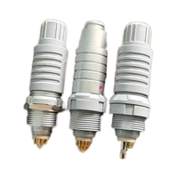 FGG EGG PHG ECG 0B 1B 2B 3B Serie Metal Circular Auto Bloqueo Enchufe 2/3/4/5/8/16P Conector Push Pull