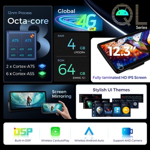 Xtrons 12.3 "Android 13 Octa Core xe màn hình cho BMW 5 Series E60 E61 2005-2010 Carplay Android Auto 4 gam LTE xe Android Máy nghe nhạc - Product Image 2