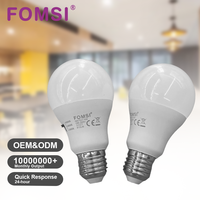 Bombilla LED FOMSI de Alta Calidad, 9W, E27/E14, 3CCT, Interruptor DIP, Espectro Completo, Venta al por Mayor de Fábrica