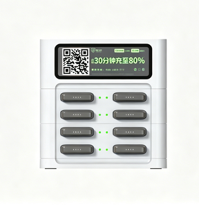 Estación <span class=keywords><strong>de</strong></span> Alquiler <span class=keywords><strong>de</strong></span> Baterías Portátiles con Carga Rápida y Escaneo, 8 Ranuras, Especial para África, Personalizable - Product Image 4