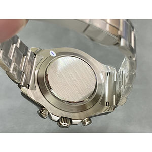 Reloj de pulsera de cuarzo para hombre con espejo de zafiro de 44mm de alta calidad, reloj luminoso de acero inoxidable de 22mm con logotipo personalizado ODM suministrado - Product Image 6