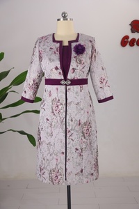 Vestido de Gala Turco de Calidad para Mujer Africana, Tallas Grandes, Conjunto Formal de Dos Piezas, Elegante Traje de Chaqueta Larga Transpirable para Eventos Especiales - Product Image 6