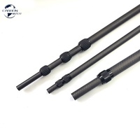 Pince à tube télescopique en Fiber de carbone de haute qualité personnalisée en usine Tubes télescopiques en Fiber de carbone avec serrure
