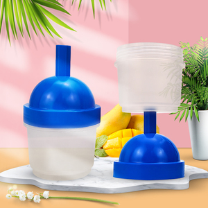 Tasse à crème glacée Emballage jetable en plastique <span class=keywords><strong>d</strong></span>'<span class=keywords><strong>herbe</strong></span> de fée cuite au four de qualité alimentaire tasse de yaourt avec couvercle - Product Image 6