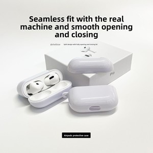 Étui rigide pour écouteurs Airpods, motif de logo <span class=keywords><strong>personnalisable</strong></span>, <span class=keywords><strong>coque</strong></span> de protection pour Airpods Pro 3 2, <span class=keywords><strong>coque</strong></span> transparente pour Apple Airpods 4 - Product Image 5
