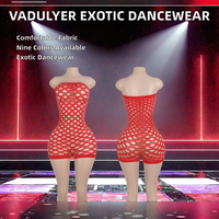 Robes de danse exotiques en gros en stock pour femmes adultes, en Spandex/Polyester, imprimé numérique, 9 options de couleurs