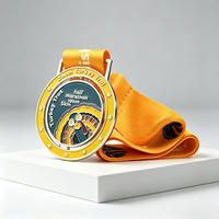 Medaglie Personalizzate in Lega di Zinco per Sport e Mezza Maratona con Incisione Laser, Logo Personalizzato, Piccolo MOQ per Eventi