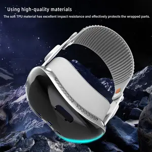 เคสซิลิโคนเนื้อนิ่ม TPU ฝาครอบใสสำหรับ <span class=keywords><strong>Visio</strong></span> N <span class=keywords><strong>Pro</strong></span> VR เคสป้องกันรอยขีดข่วนสำหรับ <span class=keywords><strong>Visio</strong></span> N <span class=keywords><strong>Pro</strong></span> Host กันกระแทก - Product Image 5