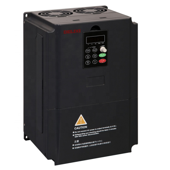 DELIXI Mini VFD Inverter Frequency Converter 50 60 Hz AC Drive 0.4kw-30kw 220V Three 3 Pause Variable Frequency Drive