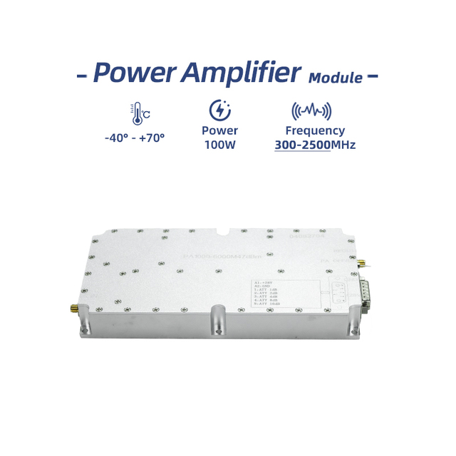 300-2500MHz Wide Range Power Amplifier Module 100W Rf Signal Amplifier Module