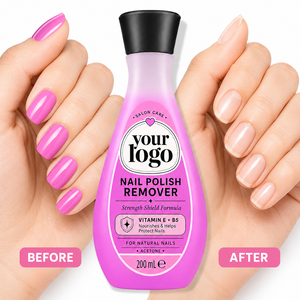 Dissolvant de vernis à ongles de qualité salon, conditionne les cuticules, prévient le dessèchement, vitamine B5, protéine de soie, nourrissant - Product Image 1