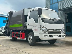 Camión de Basura Foton 4X2, Camión de Limpieza de Basura de 6 Metros Cúbicos, Vehículo de Recolección de Basura, Camión de Basura Compactador, Directo de Fábrica - Product Image 1