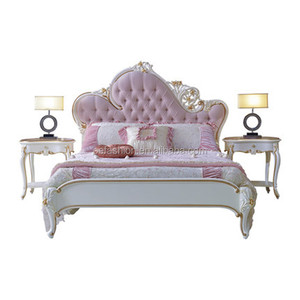 OE-FASHION European <strong>Princess</strong> Cloth <strong>Bed</strong> 1.5m pink Girl <strong>Double</strong> <strong>Bed</strong> - Product Image 1