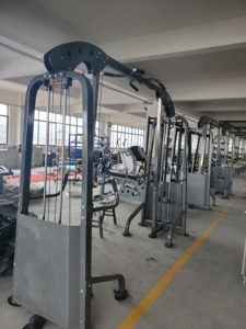 वाणिज्यिक जिम वजन स्टैक चयनित फिटनेस ताकत उपकरण केबल क्रॉस मशीन आर्क W-002 68 किलोग्राम प्रत्येक साइड मल्टी-फंक्शन - Product Image 1