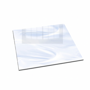 กระเบื้องปูพื้นในร่มขนาด600x600มม. กระเบื้องเคลือบเงาสีขาวเทา Carrara กระเบื้องหินอ่อน - Product Image 1