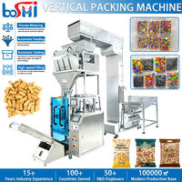Machines d'emballage pour petites entreprises, peseuse à 4 têtes, machine de conditionnement, de remplissage et de scellage pour biscuits, gâteaux, aliments, granulés et poudres