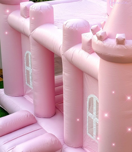 Thương mại thời trang màu hồng <span class=keywords><strong>Inflatable</strong></span> lâu đài Macaron đám cưới <span class=keywords><strong>Inflatable</strong></span> giường bouncy cho người lớn và trẻ em cho thuê bên - Product Image 4