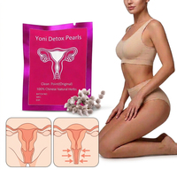 Perles de désintoxication vaginale naturelles à base de plantes pour femmes, tampons nettoyants vaginaux, 100% extraits d'herbes naturelles, antibactériens, contrôle des odeurs, sécurité