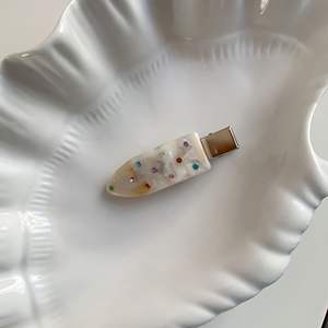 Pinzas para el Cabello de Acrílico y Cristal de Alta Calidad, Modernas y Personalizadas, Sin Pliegues, con Diamantes de Acetato, Accesorio para el Cabello para Mujer - Product Image 5