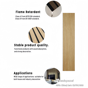 Panneau acoustique mural en bois rainuré Seninpanel Akupanel 3M en <span class=keywords><strong>noyer</strong></span> pour une utilisation en home cinéma - Product Image 6